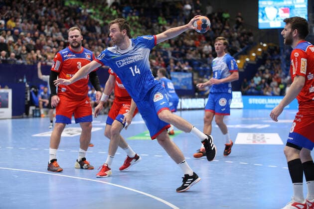 Bobby Schagen (TBV Lemgo Lippe 14) GER, Handball, 1. Bundesliga, TBV Lemgo Lippe gegen HBW Balingen-Weilstetten, 28.11.2019 Lemgo Copyright: xStrohdiekx Eibner-Pressefotox EP_jsk