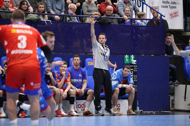 Matthias Flohr (Co-Trainer HBW Balingen-Weilstetten) GER, Handball, 1. Bundesliga, TBV Lemgo Lippe gegen HBW Balingen-Weilstetten, 28.11.2019 Lemgo Copyright: xStrohdiekx Eibner-Pressefotox EP_jsk