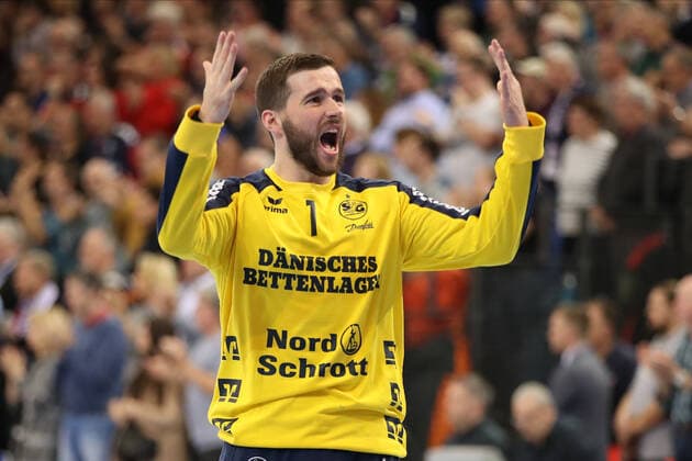 SG Flensburg-Handewitt vs Bergischer HC, LIQUI-MOLY Handball Bundesliga, 28.11.19; Flensburg Benjamin Buric (SG Flensburg-Handewitt, 01) Copyright: xBEAUTIFULxSPORTS MarioxM.xKobergx