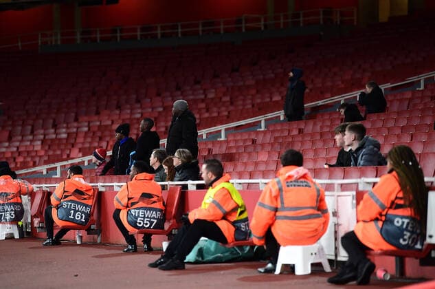 28.11.2019, xkvx, Fussball Europa League, Arsenal London - Eintracht Frankfurt emspor, v.l. (DFL DFB REGULATIONS PROHIBIT ANY USE OF PHOTOGRAPHS as IMAGE SEQUENCES and or QUASI-VIDEO) London