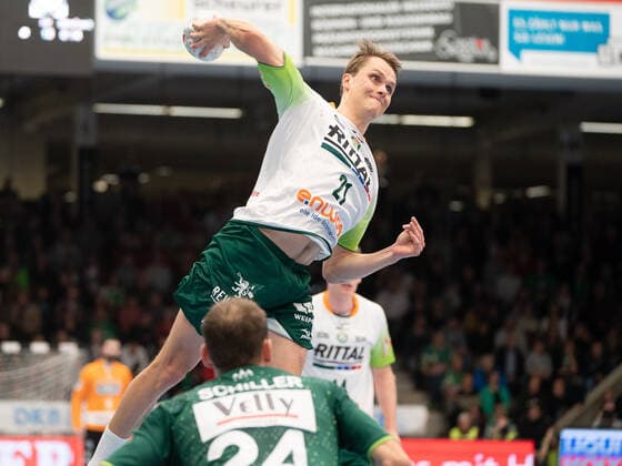 Emil Frend Öfors (HSG Wetzlar 21), Frisch Auf Göppingen vs. HSG Wetzlar, 1. Bundesliga, Handball, Herren, 28.11.2019 Frisch Auf Göppingen vs. HSG Wetzlar, 1. Bundesliga, Handball, Herren, 28.11.2019 Göppingen Copyright: xEibner-Pressefotox EP_mst