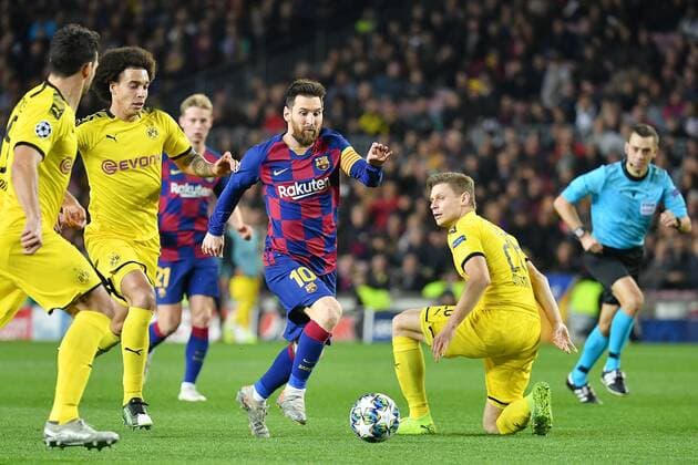 Barcelona, Camp Nou, 27.11.19, Champions League: FC Barcelona, Barca - Borussia Dortmund Lionel Messi (Barcelona) Champions League: FC Barcelona - Borussia Dortmund Barcelona Copyright: xEibner-Pressefotox EP_eer