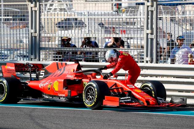 Motorsports: FIA Formula One World Championship, WM, Weltmeisterschaft 2019, Grand Prix of Abu Dhabi, 5 Sebastian Vettel (GER, Scuderia Ferrari Mission Winnow), Abu Dhabi United Arab Emirates