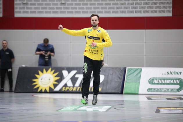 Felix Storbeck (ASV Hamm-Westfalen 1) GER, Handball, 2. Bundesliga, TuS N-Luebbecke gegen ASV Hamm-Westfalen, 29.11.2019 Luebbecke Copyright: xStrohdiekx Eibner-Pressefotox EP_jsk