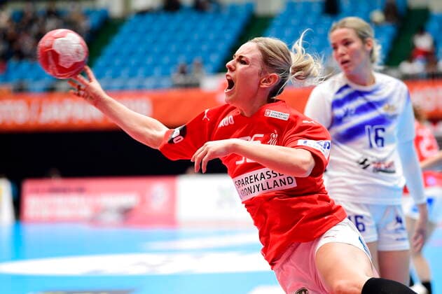 Danmark moeder Australien, i den indledende runde i Gruppe B, under Kvindernes Haandbold VM i Kumamoto Prefectural Gymnasium i Japan, loerdag den 30. november 2019.. , Kumamoto Copyright: BoxAmstrupx cop222 spdk20191130-130358-L