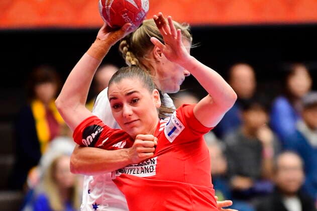 Danmark moeder Australien, i den indledende runde i Gruppe B, under Kvindernes Haandbold VM i Kumamoto Prefectural Gymnasium i Japan, loerdag den 30. november 2019.. , Kumamoto Copyright: BoxAmstrupx cop222 spdk20191130-130401-L