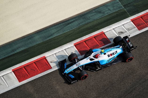 Photo4 LaPresse 30 11 2019 Abu Dhabi, United Arab Emirates Grand Prix Formula One Abu Dhabi 2019 In the pic: Robert Kubica (POL) Williams Racing FW42  Copyright: xPhoto4 LaPressex