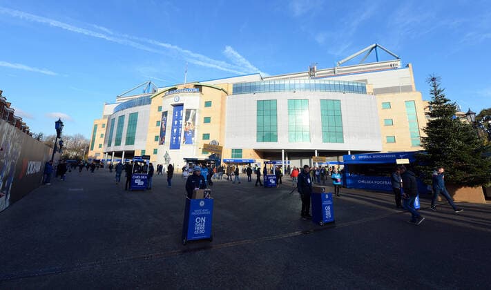 A general view of Stamford Bridge home of Chelsea FC before the start of the Premier League match at Stamford Bridge, London. Picture date: 30th November 2019. Picture credit should read: Robin Parker Sportimage EDITORIAL USE ONLY. No use with unauthorised audio, video, data, fixture lists, club league logos or live services. Online in-match use limited to 120 images, no video emulation. No use in betting, games or single club league player publications. SPI-0338-0006