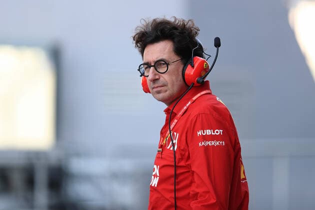 30th November 2019; Yas Marina Circuit, Abu Dhabi, United Arab Emirates; Formula 1 Abu Dhabi Grand Prix, qualifying day; Mattia Binotto, Team Principal of Scuderia Ferrari - Editorial Use  ActionPlus12192465 LeannexBoon