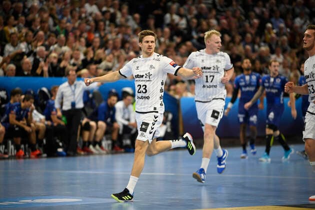 Rune Dahmke (THW Kiel, 23), Handball, Männer, THW Kiel vs Montpellier HB, Champions-League, 9. Spieltag, Gruppenphase, 30.11.19 Kiel Sparkassen-Arena Schleswig-Holstein Germany