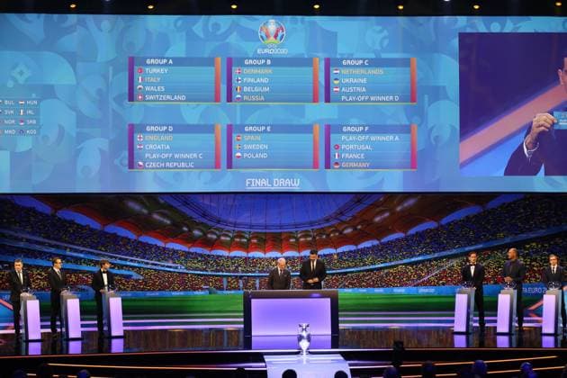 Auslosungsresultat - 30.11.2019: UEFA EURO2020 Auslosung, Romexpo Bukarest, DISCLAIMER: UEFA regulations prohibit any use of photographs as image sequences and or quasi-video.