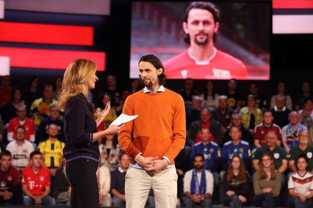 Sport Bilder des Tages KATRIN MUELLER-HOHENSTEIN, NEVEN SUBOTIC DAS AKTUELLE SPORTSTUDIO ZDF MAINZ 