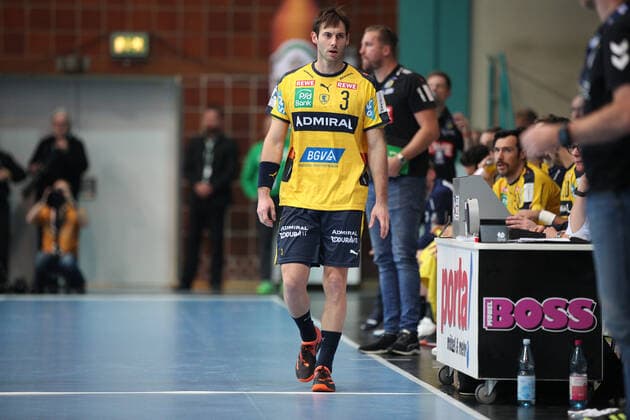 Uwe Gensheimer (Rhein-Neckar Loewen 3) GER, Handball, 1. Bundesliga, TSV GWD Minden gegen Rhein-Neckar Loewen, 30.11.2019 Minden Copyright: xStrohdiekx Eibner-Pressefotox EP_jsk