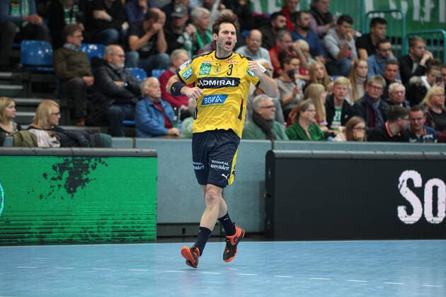 Uwe Gensheimer (Rhein-Neckar Loewen 3) GER, Handball, 1. Bundesliga, TSV GWD Minden gegen Rhein-Neckar Loewen, 30.11.2019 Minden Copyright: xStrohdiekx Eibner-Pressefotox EP_jsk