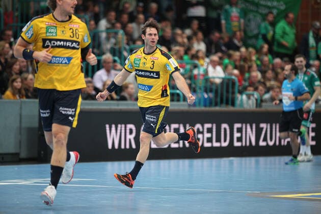 Uwe Gensheimer (Rhein-Neckar Loewen 3) GER, Handball, 1. Bundesliga, TSV GWD Minden gegen Rhein-Neckar Loewen, 30.11.2019 Minden Copyright: xStrohdiekx Eibner-Pressefotox EP_jsk