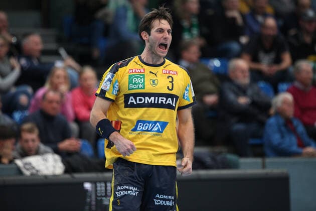 Uwe Gensheimer (Rhein-Neckar Loewen 3) GER, Handball, 1. Bundesliga, TSV GWD Minden gegen Rhein-Neckar Loewen, 30.11.2019 Minden Copyright: xStrohdiekx Eibner-Pressefotox EP_jsk