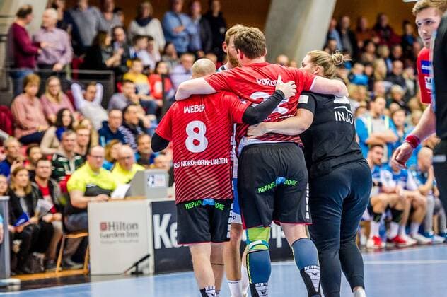 Vorlicek, Philipp (HSG Nordhorn-Lingen 22) TVB 1898 Stuttgart - HSG Nordhorn Lingen HBL LIQUI MOLY 1.Handball-BundesligaSCHARRena Stuttgart Baden-Wuerttemberg Deutschland . 01.12.19 Handball 15. Spieltag , Baden Wuerttemberg Deutschland