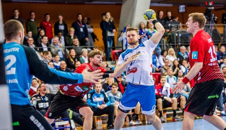 TVB 1898 Stuttgart - HSG Nordhorn Lingen HBL LIQUI MOLY 1.Handball-BundesligaSCHARRena Stuttgart Baden-Wuerttemberg Deutschland . 01.12.19 Handball 15. Spieltag , Baden Wuerttemberg Deutschland
