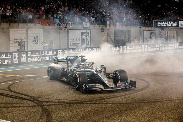 Motorsports: FIA Formula One World Championship, WM, Weltmeisterschaft 2019, Grand Prix of Abu Dhabi, 44 Lewis Hamilton (GBR, Mercedes AMG Petronas Motorsport), Abu Dhabi United Arab Emirates