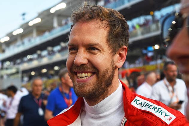 01.12.2019, xekx, Motorsport FIA, Formel 1 Großer Preis von Abu Dhabi - Rennen 2019 emspor, Sebastian Vettel (Ferrari) (DFL DFB REGULATIONS PROHIBIT ANY USE OF PHOTOGRAPHS as IMAGE SEQUENCES and or QUASI-VIDEO) Abu Dhabi