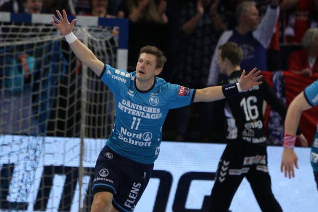 SG Flensburg-Handewitt vs Aalborg Handbold, Handball, EHF Champions League Gruppenphase, 01.12.19; Flensburg Lasse Svan Hansen (SG Flensburg-Handewitt, 11) Copyright: xBEAUTIFULxSPORTS MarioxM.xKobergx