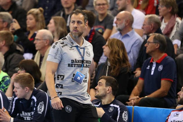 SG Flensburg-Handewitt vs Aalborg Handbold, Handball, EHF Champions League Gruppenphase, 01.12.19; Flensburg Maik Machulla (SG Flensburg-Handewitt, Trainer) Copyright: xBEAUTIFULxSPORTS MarioxM.xKobergx