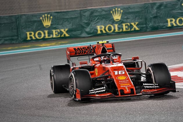 FORMULA 1 ETIHAD AIRWAYS ABU DHABI GRAND PRIX 2019 01.12.2019, Yas Marina Circuit, Abu Dhabi, FORMULA 1 ETIHAD AIRWAYS ABU DHABI GRAND PRIX 2019 , im Bild Charles Leclerc (MCO 16), Scuderia Ferrari Mission Winnow