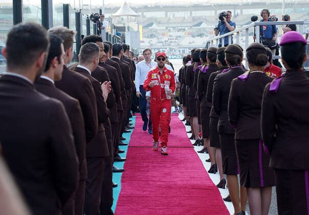FORMULA 1 ETIHAD AIRWAYS ABU DHABI GRAND PRIX 2019 01.12.2019, Yas Marina Circuit, Abu Dhabi, FORMULA 1 ETIHAD AIRWAYS ABU DHABI GRAND PRIX 2019 , im Bild Sebastian Vettel (GER 5), Scuderia Ferrari Mission Winnow