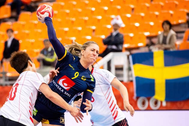191202 Melissa Petren of Sweden during the Women s World Handball Championship match between China and Sweden on December 2, 2019 in Kumamoto. Photo: Ludvig Thunman BILDBYRAN kod LT 35690 bbeng dam women handball handboll world handball championship 2019 sverige sweden china kina Copyright: LUDVIGxTHUNMAN BB191202LT036