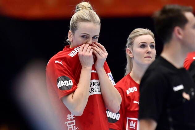 Stine Joergensen efter kampen Danmark moeder Tyskland, i den indledende runde i Gruppe B, under Kvindernes Haandbold VM i Kumamoto Prefectural Gymnasium i Japan, tirsdag den 3. december 2019. , Kumamoto Denmark Copyright: BoxAmstrupx COP222 spdk20191203-141554-L