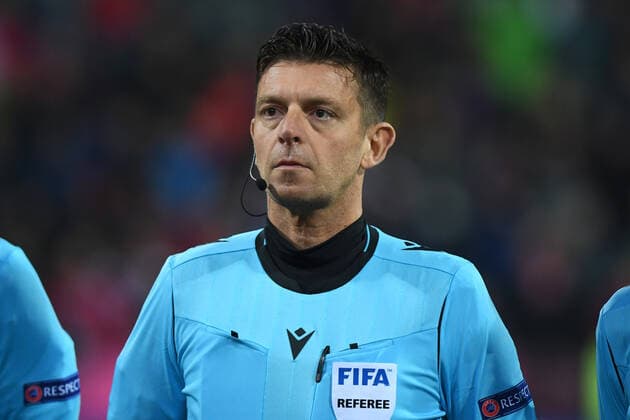 EUROPEAN UEFA QUALIFY EURO 2020, PILSEN 14-11-2019, CZECH REPUBLIC-KOSOVO 2-1, REFEREE GIANLUCA ROCCHI QUALIFICAZIONI EUROPEI 2020 REPUBBLICA CECA-KOSOVO 2-1