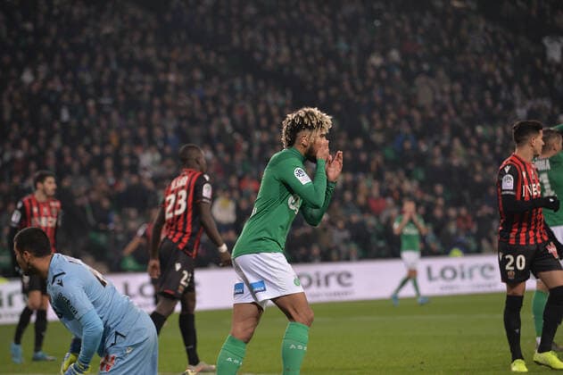 Mahdi Camara (saint etienne) FOOTBALL : AS Saint Etienne vs OGC Nice - Ligue 1 Conforama - 04 12 2019 FredericChambert Panoramic 