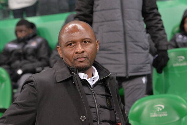 Patrick Vieira (entraineur nice) FOOTBALL : AS Saint Etienne vs OGC Nice - Ligue 1 Conforama - 04 12 2019 FredericChambert Panoramic 