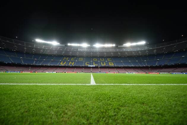 Fußball, Stadiongeschichte FC Barcelona Barcelona, Camp Nou, 27.11.19, Champions League: FC Barcelona, Barca - Borussia Dortmund Stadionansicht innen Champions League: FC Barcelona - Borussia Dortmund Barcelona Copyright: xEibner-Pressefotox EP_eer