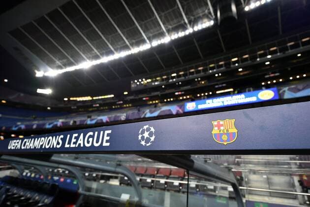 Fußball, Stadiongeschichte FC Barcelona Barcelona, Camp Nou, 27.11.19, Champions League: FC Barcelona, Barca - Borussia Dortmund Stadionansicht innen Champions League: FC Barcelona - Borussia Dortmund Barcelona Copyright: xEibner-Pressefotox EP_eer