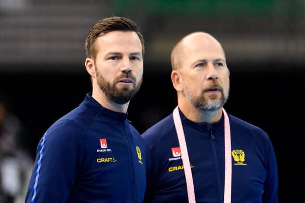 191205 Head coach Henrik Signell of Sweden and assistant coach Janne Ekman during the Women s World Handball Championship match between Sweden and Argentina on December 5, 2019 in Kumamoto. Photo: Ludvig Thunman BILDBYRAN kod LT 35694 bbeng dam women handball handboll world handball championship 2019 sverige sweden argentina Copyright: LUDVIGxTHUNMAN BB191205LT001