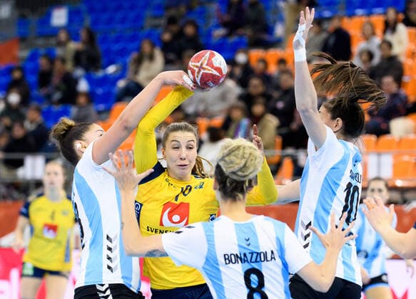 191205 Anna Lagerquist of Sweden during the Women s World Handball Championship match between Sweden and Argentina on December 5, 2019 in Kumamoto. Photo: Ludvig Thunman BILDBYRAN kod LT 35694 bbeng dam women handball handboll world handball championship 2019 sverige sweden argentina Copyright: LUDVIGxTHUNMAN BB191205LT034