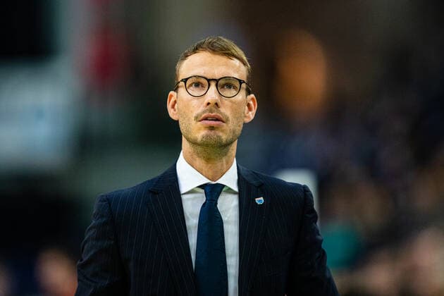 Trainer Björn Harmsen (Syntainics MBC) waehrend der Saison 2019-2020 (Herren) am 9. Spieltag in der EasyCredit Bundesliga zwischen Syntainics MBC und FCB Basketball in der Arena Leipzig am 24. November 2019 in Leipzig, Sachsen, Deutschland