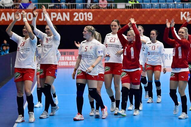 Danmark moeder Frankrig, i den indledende runde i Gruppe B, under Kvindernes Haandbold VM i Kumamoto Prefectural Gymnasium i Japan, fredag den 6. december 2019. , Kumamoto Denmark Copyright: BoxAmstrupx cop222 spdk20191206-140811-L