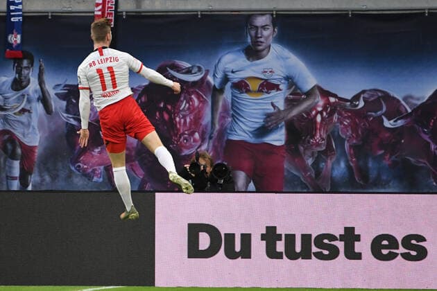 07.12.2019, xmeix, 1.Fussball Bundesliga, RB Leipzig - TSG 1899 Hoffenheim, emspor, v.l Jubel zum 1:0 fuer Leipzig durch Timo Werner (RB Leipzig) (DFL DFB REGULATIONS PROHIBIT ANY USE OF PHOTOGRAPHS as IMAGE SEQUENCES and or QUASI-VIDEO) Leipzig *** 07 12 2019, xmeix, 1 Soccer Bundesliga, RB Leipzig TSG 1899 Hoffenheim, emspor, v l Jubel to 1 0 for Leipzig by Timo Werner RB Leipzig DFL DFB REGULATIONS PROHIBIT ANY USE OF PHOTOGRAPHS as IMAGE SEQUENCES and or QUASI VIDEO Leipzig prio:1