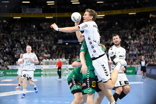 Magnus Landin Jacobsen (THW Kiel, 7), Handball-Bundesliga, Liqui-Moly-HBL, Männer, 16. Spieltag, THW Kiel vs GWD Minden, 08.12.19 Kiel Sparkassen Arena Schleswig-Holstein Germany