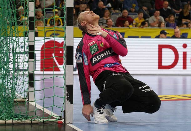 Handball, 1. Bundesliga: Rhein-Neckar-Löwen - Frisch Auf Göppingen, 16. Spieltag am 08.12.2019, Saison 2019 20, ZmdZ, Mikael Appelgren (1, Torwart, Rhein Neckar Löwen), Rhein-Neckar-Löwen - Frisch Auf Göppingen