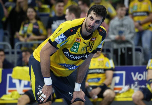Handball, 1. Bundesliga: Rhein-Neckar-Löwen - Frisch Auf Göppingen, 16. Spieltag am 08.12.2019, Saison 2019 20, ZmdZ, Ilija Abutovic (20, Rhein Neckar Löwen), Rhein-Neckar-Löwen - Frisch Auf Göppingen