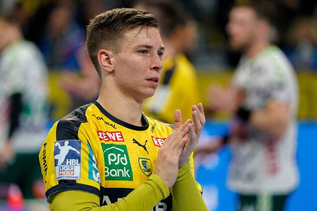 Jerry Tollbring (RNL, 17), Einzelbild, Aktion, Action, 08.12.2019, Mannheim (Deutschland), Handball, Bundesliga, Rhein-Neckar Löwen - Frisch Auf! Göppingen