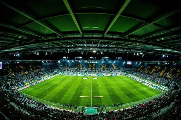 SOCCER - BL, Rapid vs A.Wien VIENNA,AUSTRIA,08.DEC.19 - SOCCER - tipico Bundesliga, SK Rapid Wien vs FK Austria Wien. Image shows the Allianz stadium. Keywords: Wien Energie. GEPAxpictures xPhilippxBrem