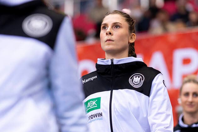 Handball, Frauen: WM 2019, Hauptrunde, Gruppe 1, 6. Spieltag , Niederlande - Deutschland Alicia Stolle (Deutschland Thueringer HC) Kumamoto Aqua Dome Kumamoto Japan