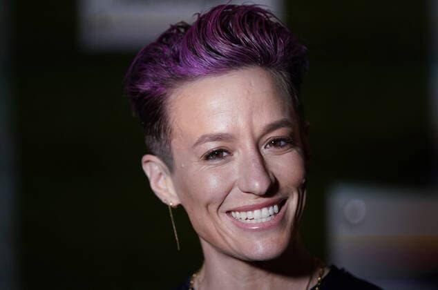 2019 Sportsperson of the Year Megan Rapinoe arrives on the red carpet at the 2019 Sports Illustrated Sportsperson Of The Year at The Ziegfeld Ballroom on Monday, December 09, 2019 in New York City.  NYP20191209103 JOHNxANGELILLO