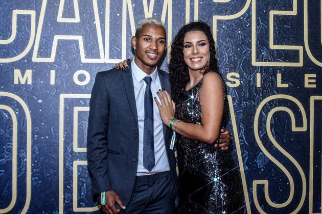 Prêmio Brasileirão 2019 RIO DE JANEIRO, RJ - 09.12.2019: PRÊMIO BRASILEIRÃO 2019 - João Lucas during the award event of the 2019 Brazilian Championship (2019 Brasileirão Award), held at Pier Mauá Warehouse 2, located in the city of Rio de Janeiro, RJ, on Monday night (09). (Photo: Nayra Halm Fotoarena) x1844842x  NayraxHalm