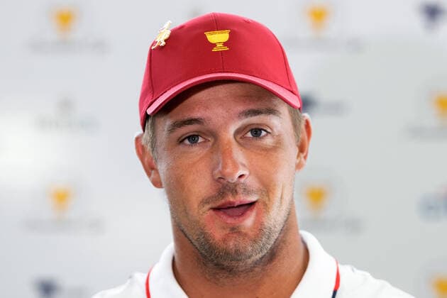 MELBOURNE, AUSTRALIA - DECEMBER 10: Bryson DeChambeau of team USA during The Presidents Cup media interviews at Royal Melbourne Golf Club on December 10, 2019 in Melbourne, Australia. (Photo by Speed Media Icon Sportswire) GOLF: DEC 10 PGA, Golf Herren - Presidents Cup Icon19121001741