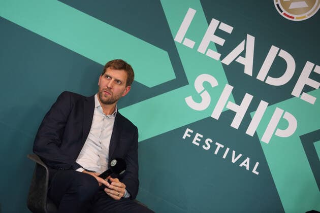 DIRK NOWITZKI LEADERSHIP FESTIVAL DER DFB AKADEMIE FRANKFURT 